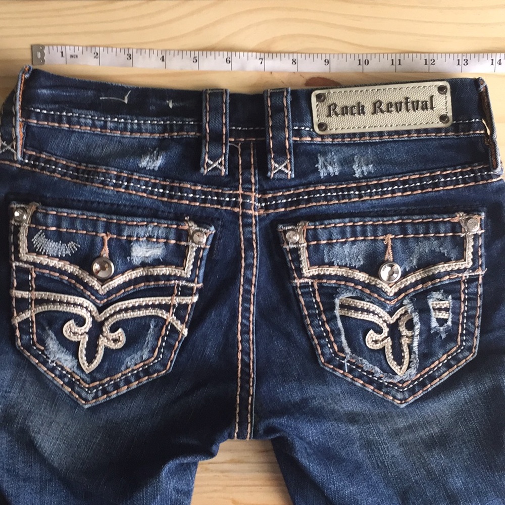 Rock Revival crop jeans